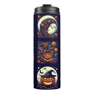 Bouteilles Isothermes Paruline thermique d'Halloween