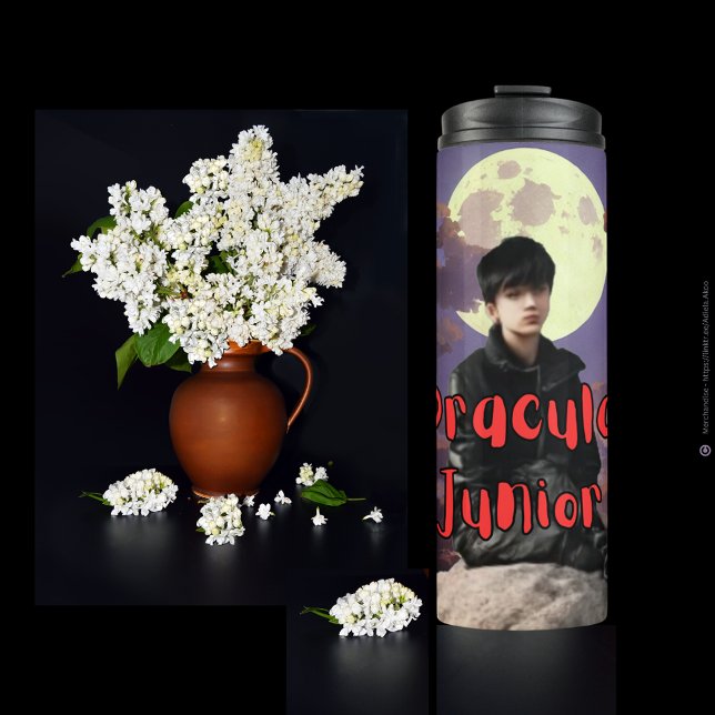 Bouteilles Isothermes Paruline thermique - Dracula Junior (DJ Thermal Tumbler designed by Poet Adiela Akoo. Browse my store for many more interesting finds now)