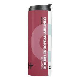 Bouteilles Isothermes Paruline thermique - Étiquette de voyage Conceptio