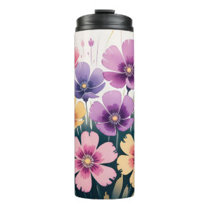 Bouteilles Isothermes Paruline thermique florale - Coupe de voyage isolé