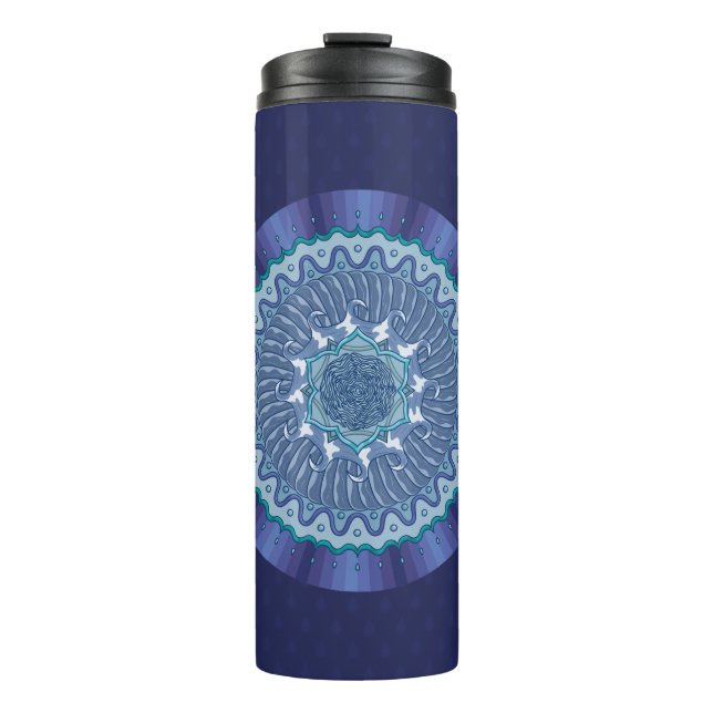 Bouteilles Isothermes Paruline thermique Mandala Water (Devant)
