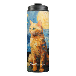 Bouteilles Isothermes Paruline thermique personnalisée en chat