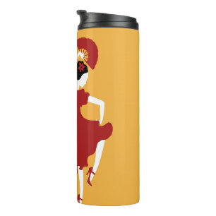 Bouteilles Isothermes Paruline thermique pour danseur de flamenco