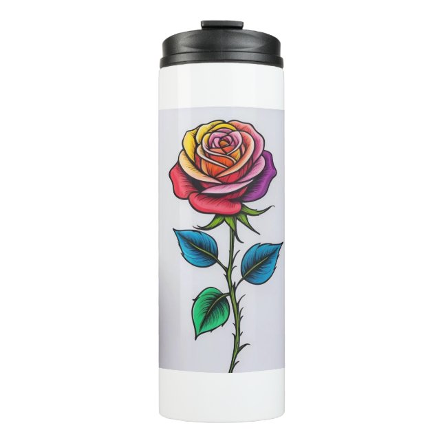 Bouteilles Isothermes Paruline thermique rose (Devant)