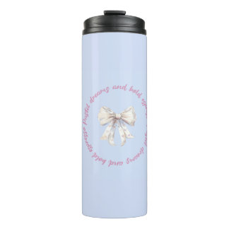 Bouteilles Isothermes Pastel Dreams and Bold Espresso | Aesthetic Therma