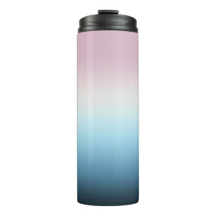 Bouteilles Isothermes Pastel rose et bleu Dégradé Indigo Rose Ombre