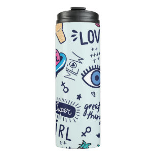 Bouteilles Isothermes Patch de mode : Stickers Pop Art.