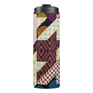 Bouteilles Isothermes Patchwork Hounds-tooth : Armature Vintage sans joi