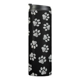 Bouteilles Isothermes Patrouilles de Doodle, Paws de Chien, Paws Blanche