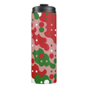 Bouteilles Isothermes Patters de Groovy Funky Mod Retro Christmas