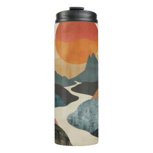 Bouteilles Isothermes Paysage Abstrait de Boho (5)