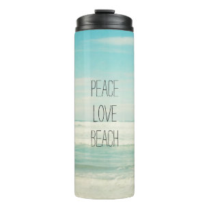 Bouteilles Isothermes Peace Love Beach