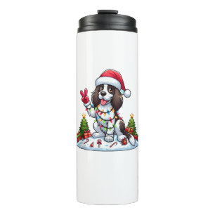 Bouteilles Isothermes Peace Main Anglais Springer Espagnol Chien de Noël