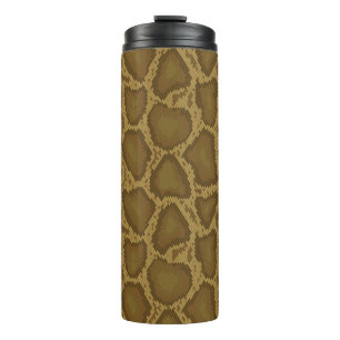 Bouteilles Isothermes Peau de serpent, motif de reptile