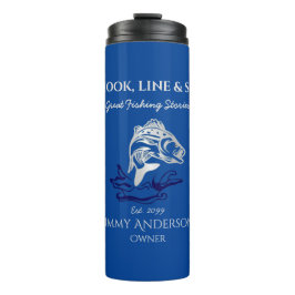 Bouteilles Isothermes Pêche de poisson Pêcheur Voyage Mug Tumbler thermi