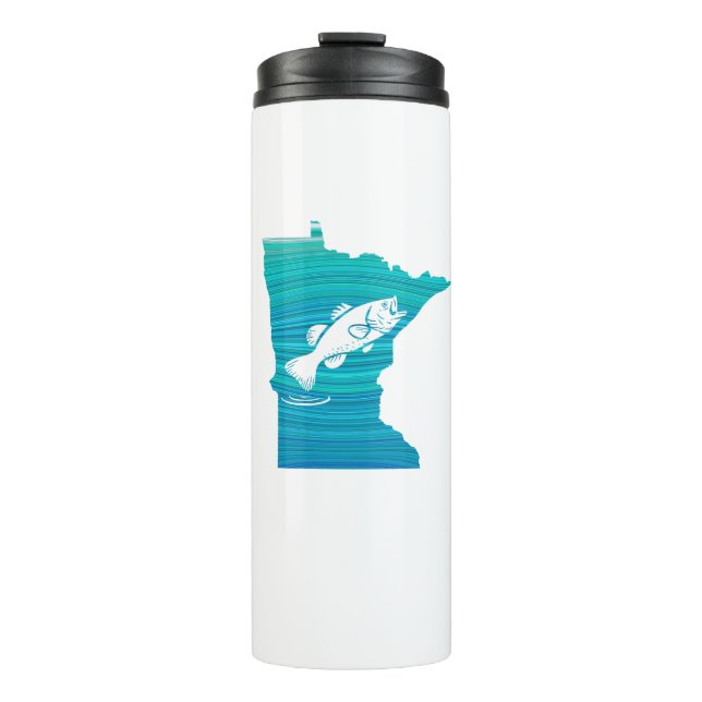 Bouteilles Isothermes Pêche par vagues du Minnesota (Devant)