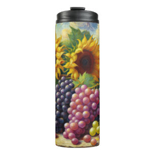 Bouteilles Isothermes Peinture à l'huile de raisin et de tournesol