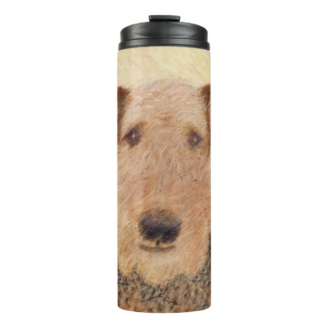 Bouteilles Isothermes Peinture Airedale Terrier - Cute Original Art (Devant)