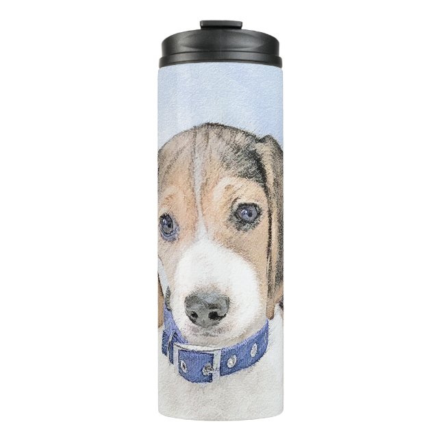 Bouteilles Isothermes Peinture beagle - Cute Original Chien Art (Devant)
