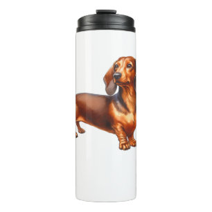 Bouteilles Isothermes Peinture de Dachshund - Peinture d'aquarelle de ch