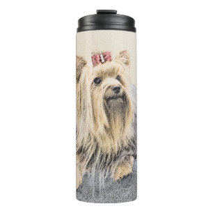Bouteilles Isothermes Peinture de Yorkshire Terrier - art original