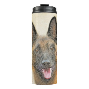 Bouteilles Isothermes Peinture Malinoise belge - Cute Original Chien Art