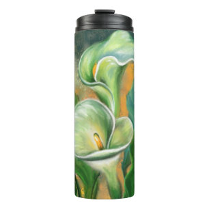 Bouteilles Isothermes Peinture thermique à tambours calle Lily