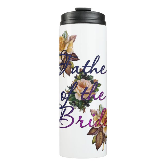 Bouteilles Isothermes Père De La Fleur De Mariée (Devant)