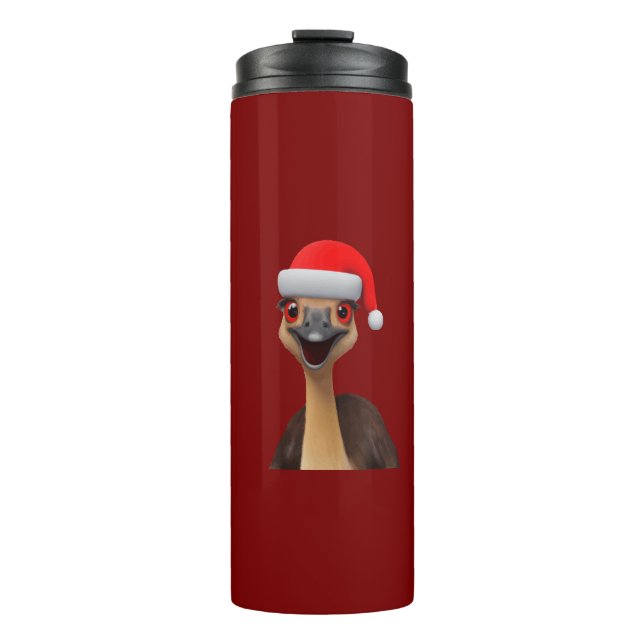 Bouteilles Isothermes Père Noël Aussie Helper - Joli Noël Emu (Devant)