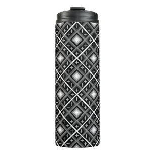 Bouteilles Isothermes Perse noir, blanc, gris