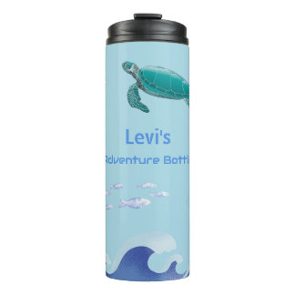 Bouteilles Isothermes Personalized Kids Water Bottle – Ocean Theme