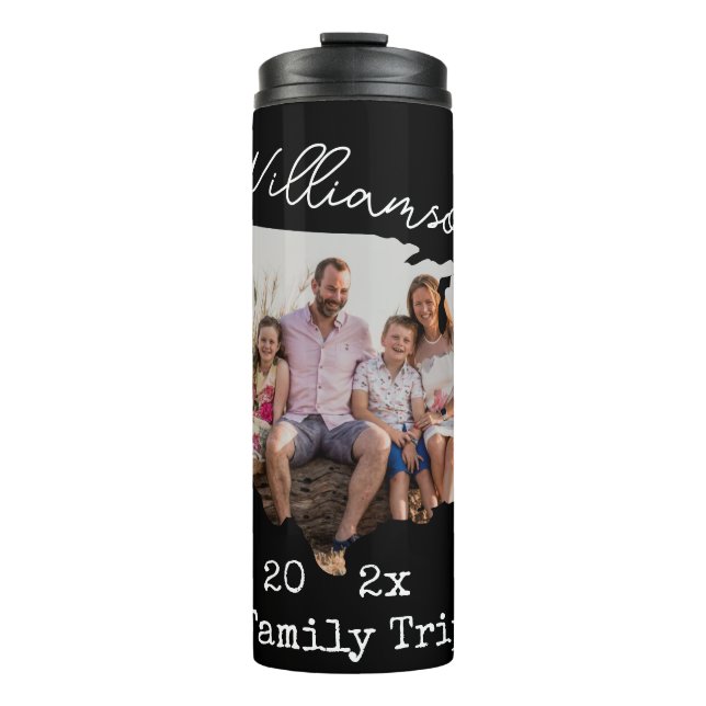 Bouteilles Isothermes Personnalisation Famille Vacances USA Road Trip Ph (Devant)