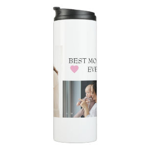 Bouteilles Isothermes Personnalisé "Best Mom Ever" avec photo personnali