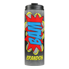 Bouteilles Isothermes Personnalisé Vintage Comic Book Pop Art Style BAM!