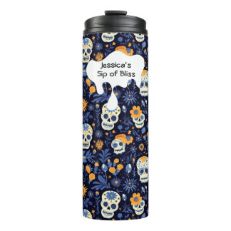 Bouteilles Isothermes Personnaliser moderne de la marine noire Halloween