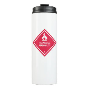 Bouteilles Isothermes Personnalité inflammable