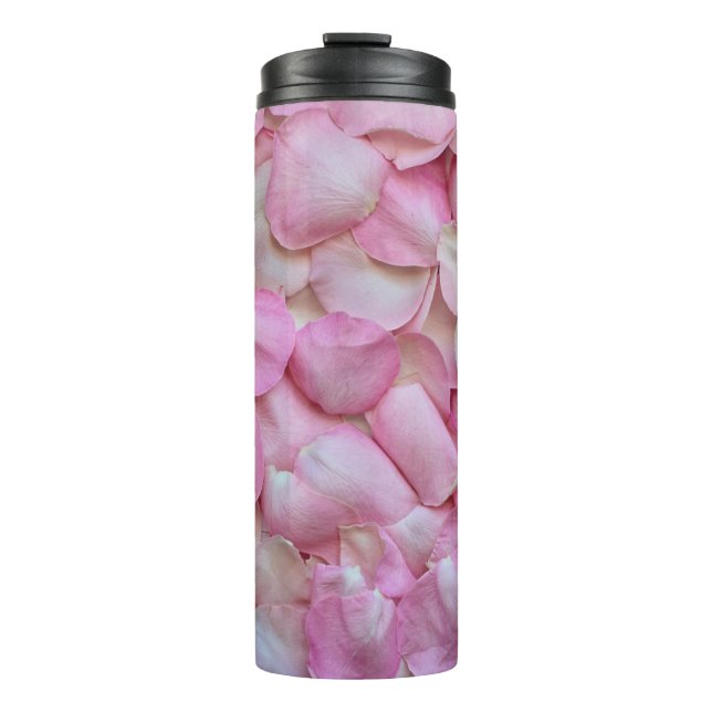 Bouteilles Isothermes Pétales rose rose Motif (Devant)