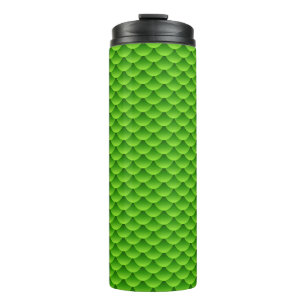 Bouteilles Isothermes Petit motif vert d'échelle de poissons