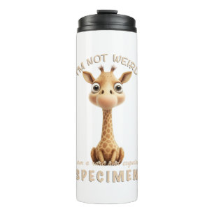 Bouteilles Isothermes Petite girafe Je ne suis pas bizarre Je suis rare 