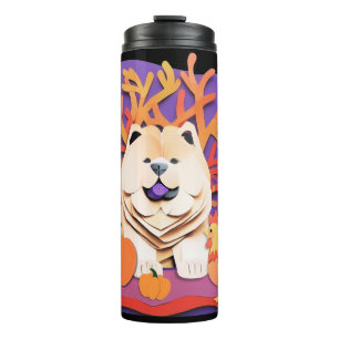 Bouteilles Isothermes PETITE PERSONNALISER de Chow à la crème BOO
