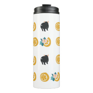 Bouteilles Isothermes Petits Cochons et Tangerines