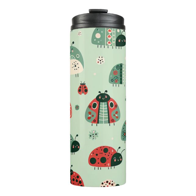 Bouteilles Isothermes Petits insectes festifs (Devant)
