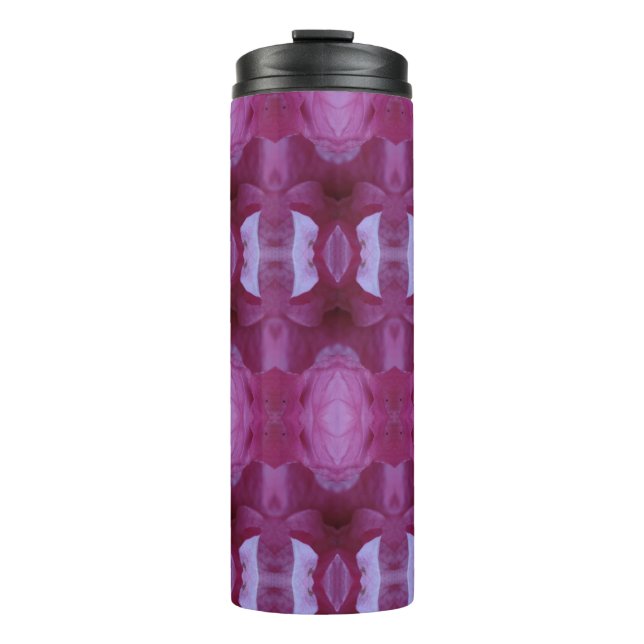 Bouteilles Isothermes Petunia rose Ikat (Devant)