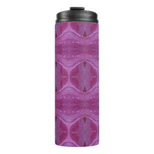 Bouteilles Isothermes Pétunia rose Ikat 4 