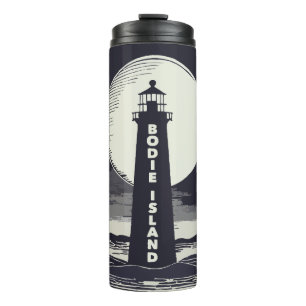 Bouteilles Isothermes Phare de Bodie Island North Carolina Moon