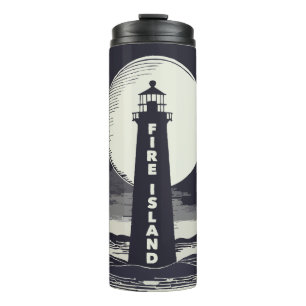Bouteilles Isothermes Phare de Fire Island New York Moon