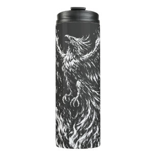 Bouteilles Isothermes Phoenix renaissant des flammes par BurnsInHell
