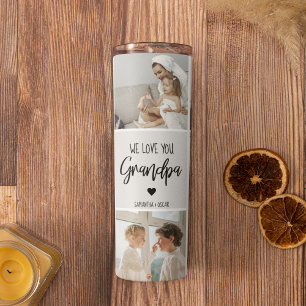 Bouteilles Isothermes Photo Collage We Love You Grand-Père Cadeau