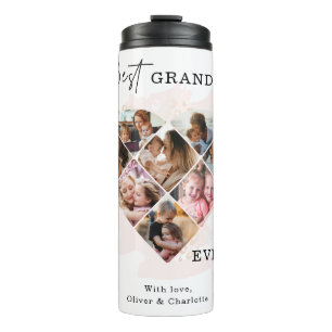 Bouteilles Isothermes Photo Family Best Grandma Ever Heart Shape 8