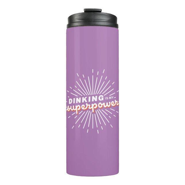 Bouteilles Isothermes Pickleball Dinking is My Superpower Funny Cadeau (Devant)